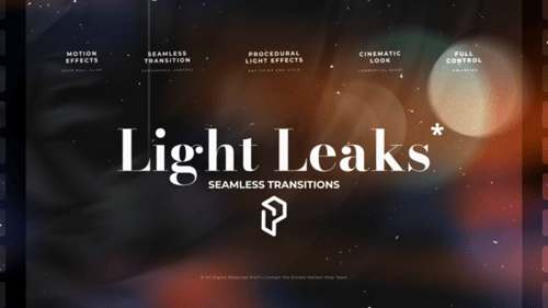 Light Leaks Seamless Transitions for DaVinci Resolve