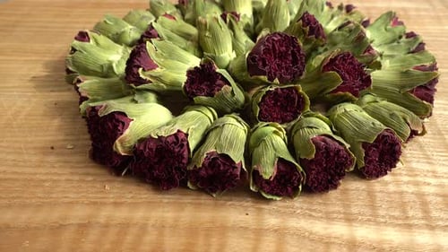 Thé issu de fleurs de Dianthus arides.