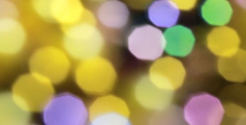 Blurred Unfocused Multicolored Bokeh Lights