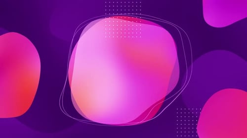 Abstract Background With Colorful Blobs