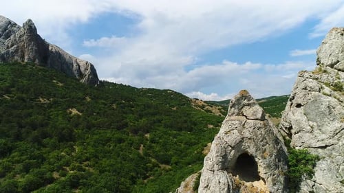 Beautiful green mountain landscape