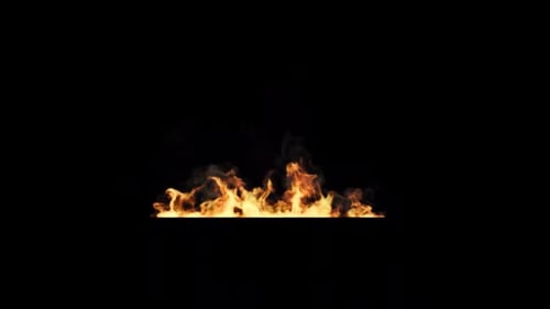 Dynamic Ground Fire Animation Effect