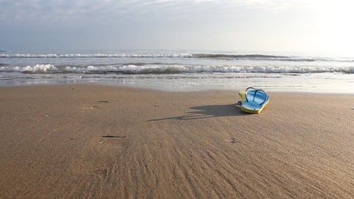Schuhe am Meer