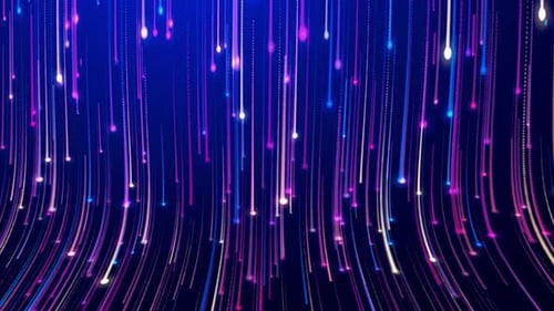 Lines Moving Down 4K