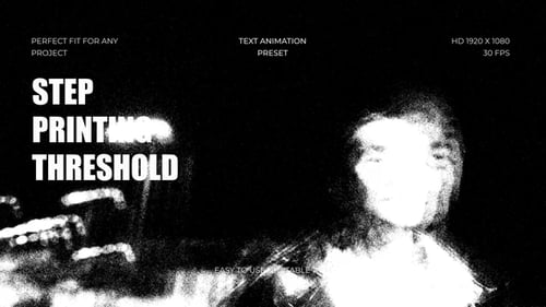 Gritty Threshold Film Effect for Titles