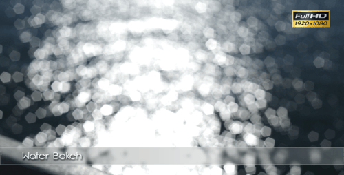 Glimmering Sunlight Bokeh on Ocean Water