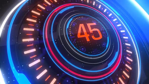 Glowing Countdown Timer, Backgrounds Motion Graphics ft. 3d & countdown ...