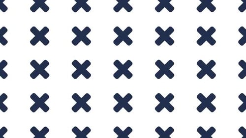 Animated Pixelated X Pattern Geometric Background Transition