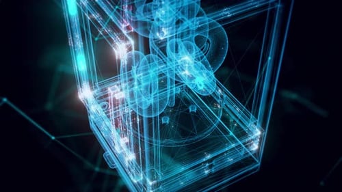 Pretzel Warmer Hologram Close Up 4k