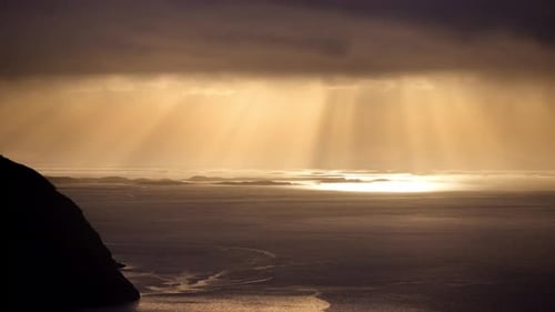 Loopable Video of Stormy Sky in Norway