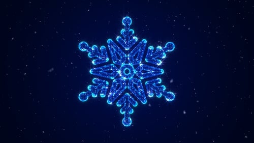 Snowflake 3D Hologramm V11