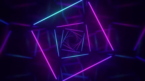 Neon Tunnel Loop