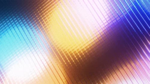 Abstract Digital Grid Light Flow Background Loop