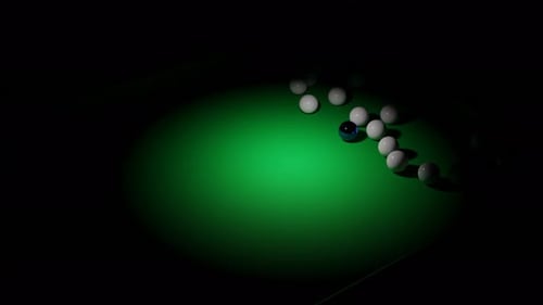 3D-Billard-Animation