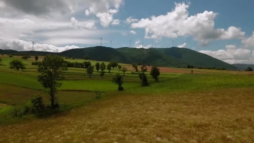 Energia verde da turbina eólica