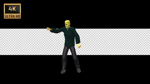 Funny Dancing Zombie Character Animation for Halloween
