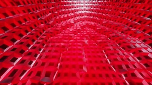 Neuer gekreister Tunnel mit LED-Licht Vj Loop Hintergrund 4K