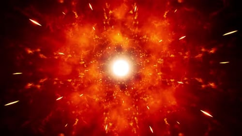 Burning Mist Tunnel Loop 4K