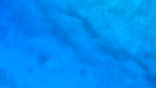 Aerial drone seascape of lagoon beach by sea and sand background