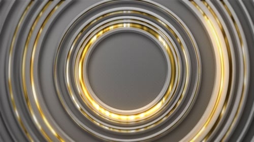 Luxury Circle Background Light
