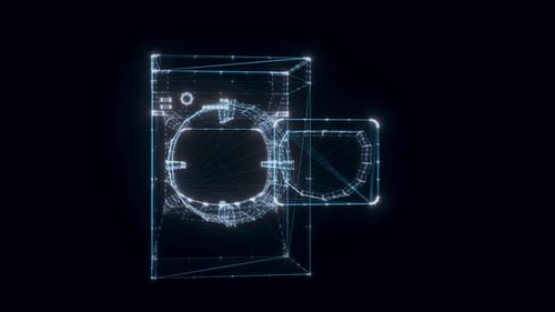 Drying Machine Hologram Rotating Hd