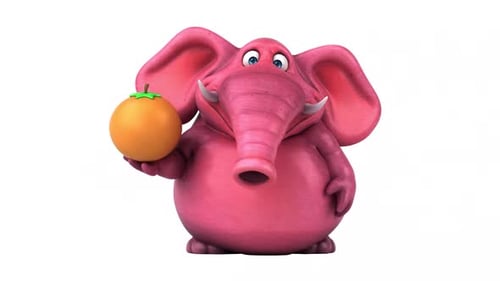 Lustiger Elefant - 3D-Animation