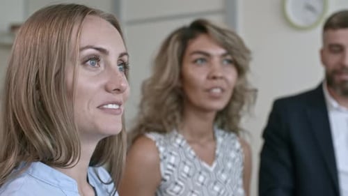 Friendly Talk in Office