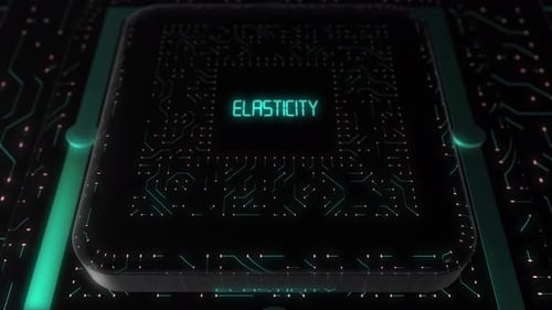 Futuristic Glowing Circuit Board Technology Reveal