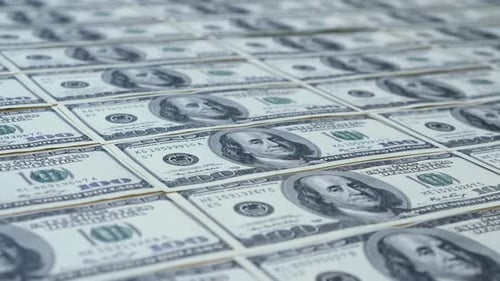 Stack of 100 Dollar Bills