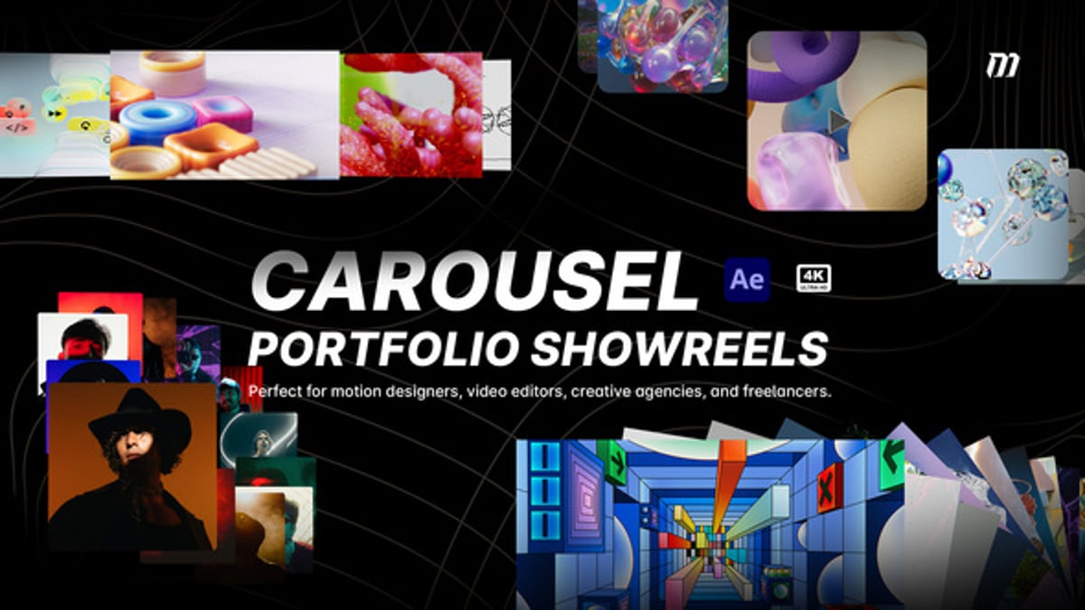 Dynamic Carousel Showreel Presentation for Creative Portfolios, Video ...