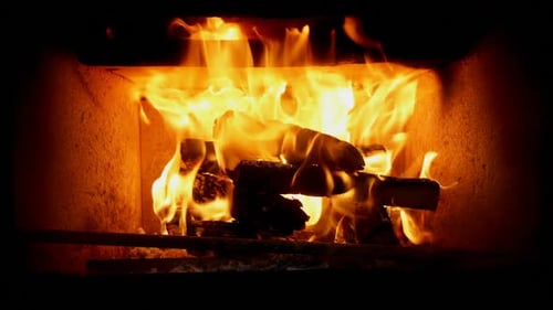 Kamin zu Hause 4k