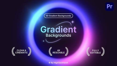 Gradient Backgrounds Pack | MOGRT