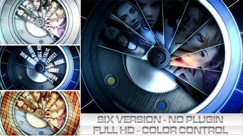 Dynamic Textured Logo Reveal