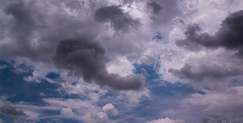 Tropical Clouds Time Lapse 10 - 4K
