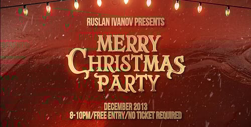 Merry Christmas Party Teaser