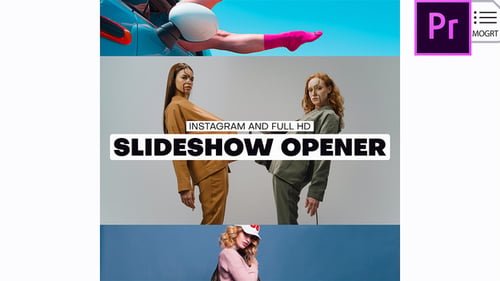 Slideshow Opener | Premiere Pro MOGRT