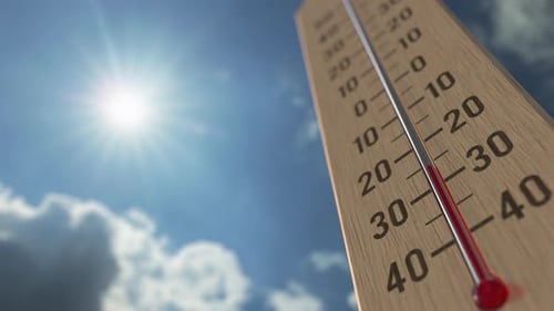 Outdoor Thermometer Reaches 0 Zero