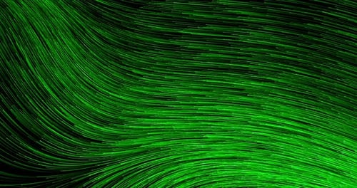 Glasfasernetzwerk, AI-Technologie, Cloud-Computing-Bits, schnelles Internet, 5 g, blaue Hintergrundinformationen, grün