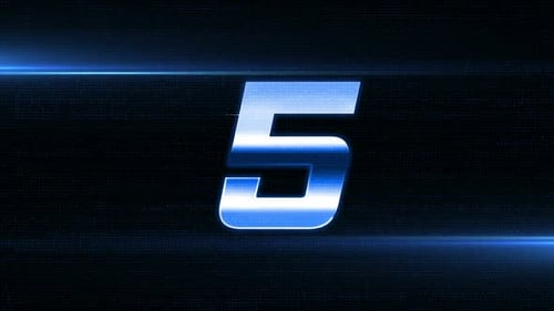 4k Holographic Cybernetic Countdown