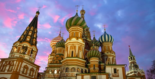 St Basil Cathedral in Moscow