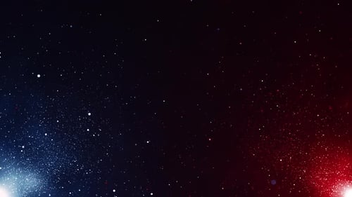 Red and Blue Nebula Particles