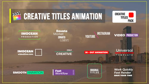Creative Titles Animation | FCPX