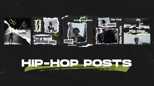Hip-Hop Posts Mogrt