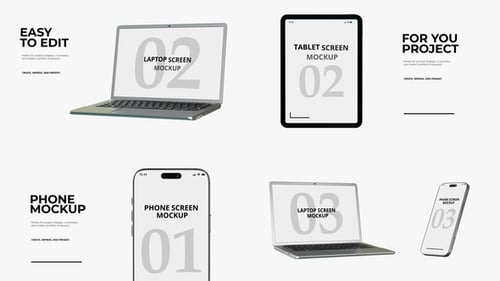 Website Promo | Devices Mockup MOGRT