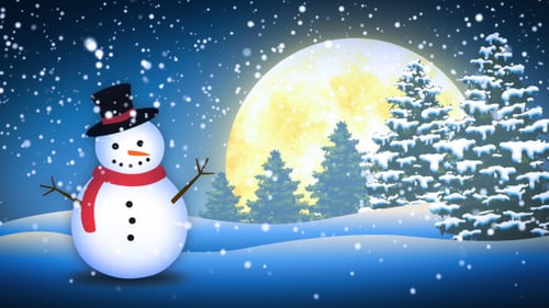 Winter-Schneemann