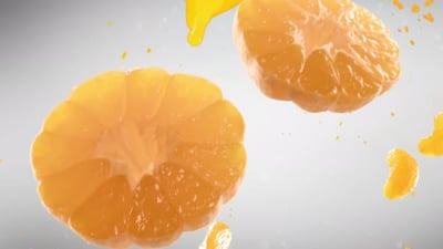 Exploding Orange Fruit with Alph 4K, Elements Motion Graphics ft. alpha ...