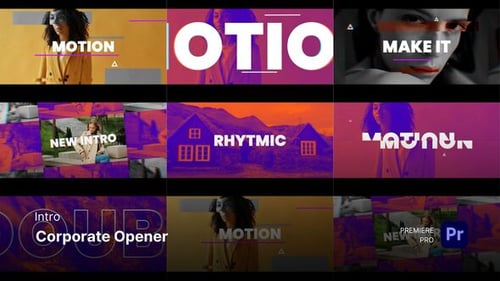 Dynamic Glitch Text Opener for Modern Corporate Presentations