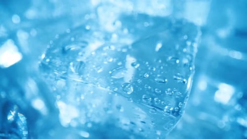 Cubos de hielo, fondo abstracto