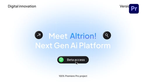 Promoción de Altrion Ai para Premiere Pro