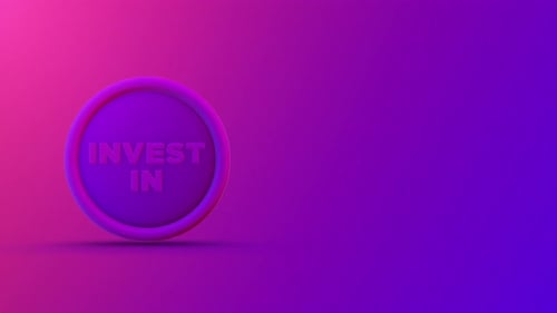 Investissez dans Nft Rotating Coin Looping Background 4K